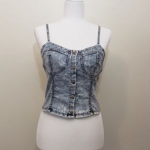3/25$ Dream Out Loud Denim Fashion Crop Top